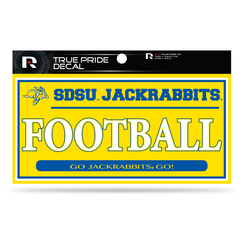 South Dakota State University 3" X 6" True Pride Decal - Football (Alternate)