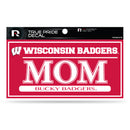 Wisconsin University 3" X 6" True Pride Decal - Mom