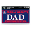 Arizona University 3" X 6" True Pride Decal - Dad