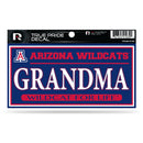 Arizona University 3" X 6" True Pride Decal - Grandma