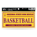 Arizona State 3" X 6" True Pride Decal - Basketball (Alternate)