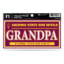 Arizona State 3" X 6" True Pride Decal - Grandpa