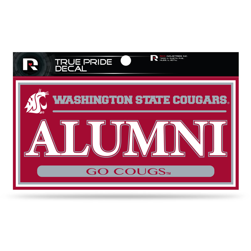 Washington State University 3" X 6" True Pride Decal - Alumni