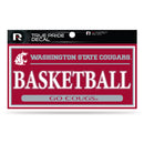 Washington State University 3" X 6" True Pride Decal - Basketball