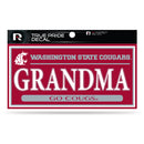 Washington State University 3" X 6" True Pride Decal - Grandma