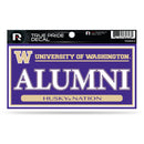 Washington University 3" X 6" True Pride Decal - Alumni