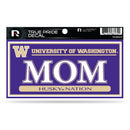 Washington University 3" X 6" True Pride Decal - Mom