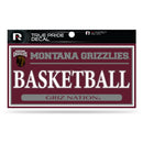 Montana University 3" X 6" True Pride Decal - Basketball