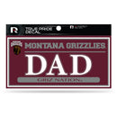 Montana University 3" X 6" True Pride Decal - Dad