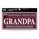 Montana University 3" X 6" True Pride Decal - Grandpa