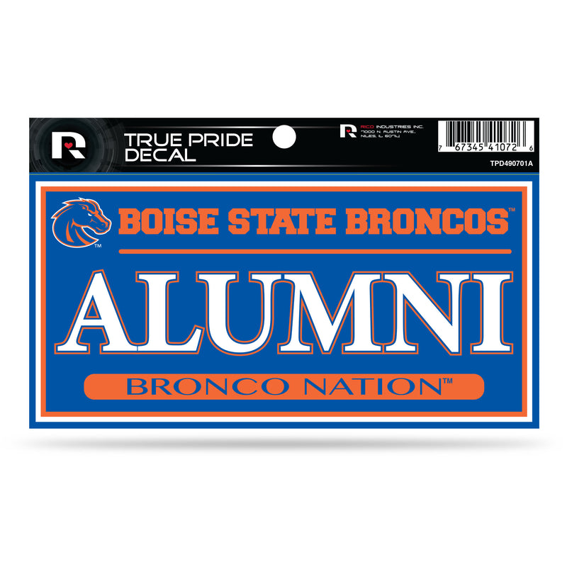 Boise State 3" X 6" True Pride Decal - Alumni
