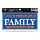 Boise State 3" X 6" True Pride Decal - Family