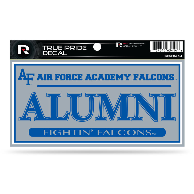 Air Force Academy 3" X 6" True Pride Decal - Alumni (Alternate)