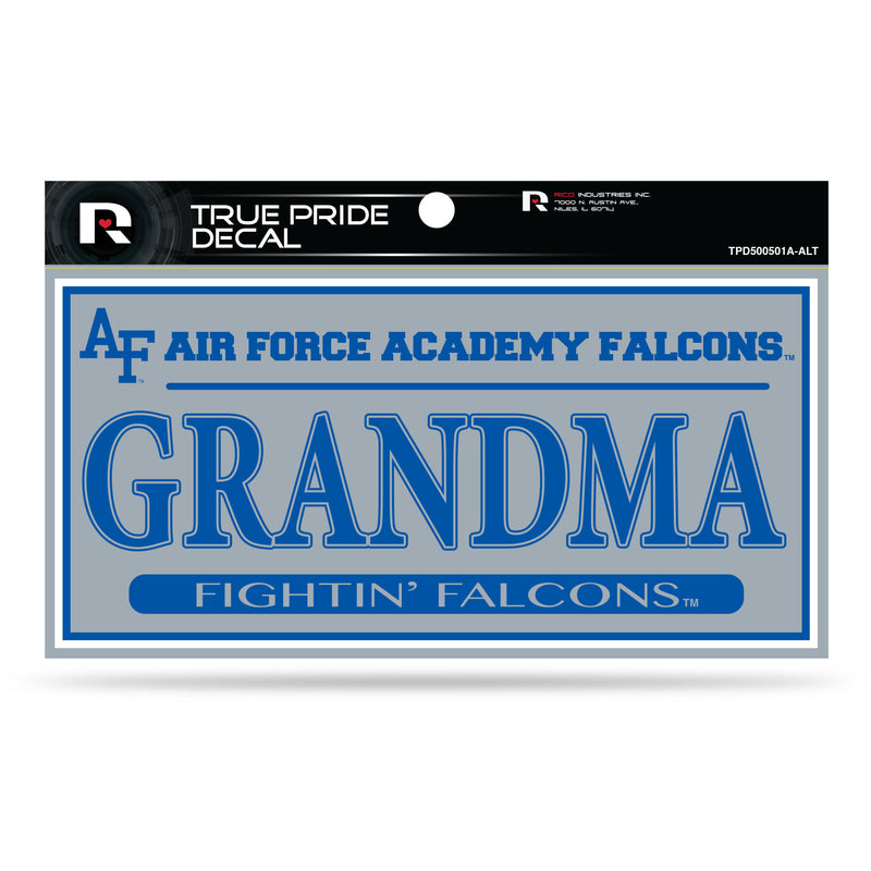 Air Force Academy 3" X 6" True Pride Decal - Grandma (Alternate)