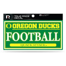 Oregon University 3" X 6" True Pride Decal - Football
