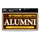 Wyoming University 3" X 6" True Pride Decal - Alumni