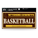 Wyoming University 3" X 6" True Pride Decal - Basketball