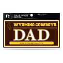 Wyoming University 3" X 6" True Pride Decal - Dad