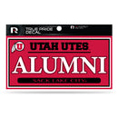 Utah University 3" X 6" True Pride Decal - Alumni