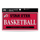 Utah University 3" X 6" True Pride Decal - Basketball