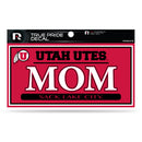 Utah University 3" X 6" True Pride Decal - Mom