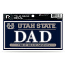 Utah State University 3" X 6" True Pride Decal - Dad
