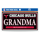 Bulls 3" X 6" True Pride Decal - Grandma