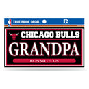 Bulls 3" X 6" True Pride Decal - Grandpa