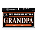 Flyers 3" X 6" True Pride Decal - Grandpa