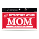 Red Wings 3" X 6" True Pride Decal - Mom