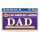 Lakers 3" X 6" True Pride Decal - Dad