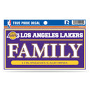 Lakers 3" X 6" True Pride Decal - Family