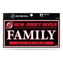 Devils 3" X 6" True Pride Decal - Family