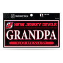 Devils 3" X 6" True Pride Decal - Grandpa