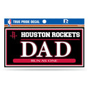 Rockets 3" X 6" True Pride Decal - Dad