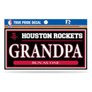 Rockets 3" X 6" True Pride Decal - Grandpa