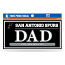 Spurs 3" X 6" True Pride Decal - Dad