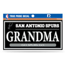 Spurs 3" X 6" True Pride Decal - Grandma