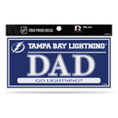 Lightning 3" X 6" True Pride Decal - Dad