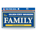 Warriors 3" X 6" True Pride Decal - Family