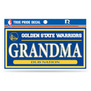 Warriors 3" X 6" True Pride Decal - Grandma