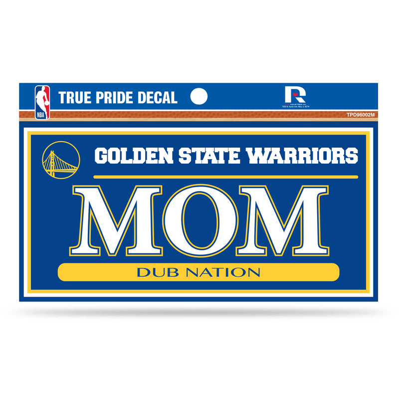 Warriors 3" X 6" True Pride Decal - Mom