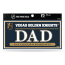 Golden Knights 3" X 6" True Pride Decal - Dad