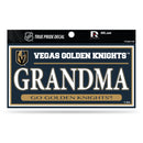 Golden Knights 3" X 6" True Pride Decal - Grandma