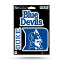 Duke Blue Devils Triple Spirit Sticker Set