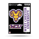 West Chester Golden Rams Triple Play Sticker