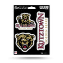 Kutztown Golden Bears Triple Play Sticker