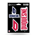 Duquesne Dukes Triple Play Sticker