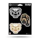 Oakland Golden Grizzlies Triple Play Sticker