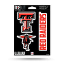 Texas Tech Triple Play Sticker